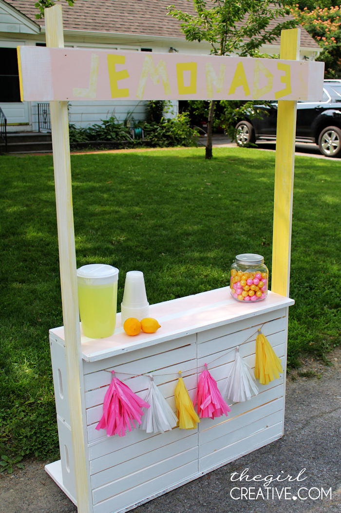 how to make a lemonade stand for kids